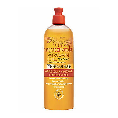 [Creme Of Nature] Argan Oil Apple Cider Vinegar Clarifying Rinse 15.5Oz