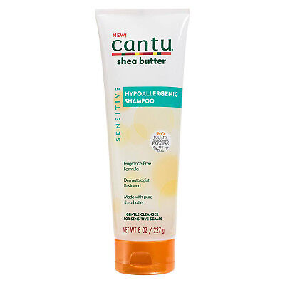 [Cantu] Shea Butter Sensitive Hypoallergenic Shampoo 8Oz