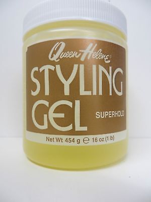 [Queen Helene] Hair Styling Gel *Super Hold* Brown 16Oz