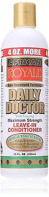 [African Royale] Daily Doctor Maximum Strength Leave-In Conditoner 12Oz