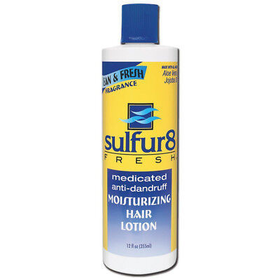 [Sulfur8] Fresh Medicated Anti-Dandruff Moisturizing Hair Lotion 12Oz