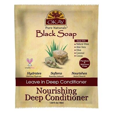[Okay] Black Soap Leave-In Nourishing Deep Conditioner 1.5oz