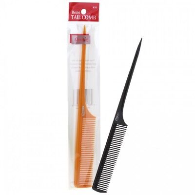Annie Premium Rat Tail Comb 9" Black #16 With Package