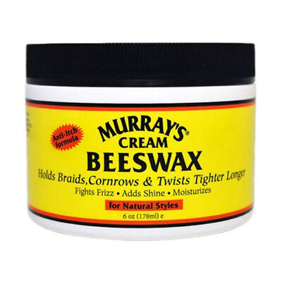 [Murray'S] Cream Beeswax 6Oz Holds Braids, Cornrows&Twists Tighter