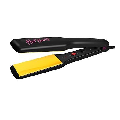 Hot Beauty 1 1/2" Wide Ceramic Flat Iron Hair Straightener #Hfi150