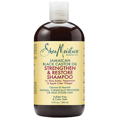 [Shea Moisture] Jamaican Black Castor Oil Strengthen Grow&Restore Shampoo 13Oz