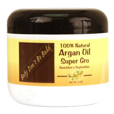 [Baby Don'T Be Bald] 100% Natural Argan Oil Super Gro Hair&Scalp Treatment 4Oz