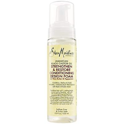 Shea Moisture Jamaican Black Castor Oil Conditioning Design Foam 7.5Oz