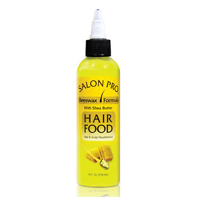 Salon Pro Hair Food Hair & Scalp Nourishment Beeswax W/ Shea Butter 4Oz