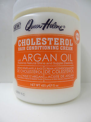 [Queen Helene] Cholesterol Hair Conditioning Cream With Argan Oil 15Oz