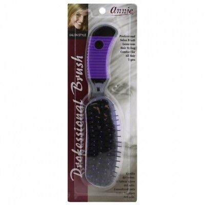 Annie Small Banana Brush #2013 Assorted Color Salon Style Ball Tip Cushion