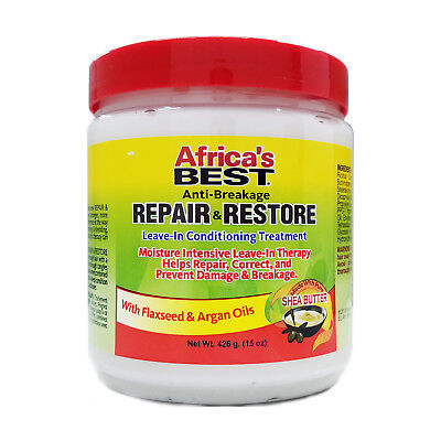 Africa'S Best Anti-Breakage Repair&Restore Leave-In Conditioning Treatment 15Oz