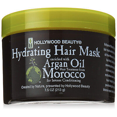 [Hollywood Beauty] Hydrating Hair Mask With Argan Oil For Conditioning 7.5Oz