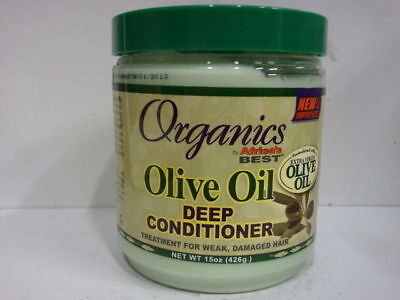 [Africa'S Best] Organics Olive Oil Deep Conditioner For Weak, Damaged Hair 15Oz