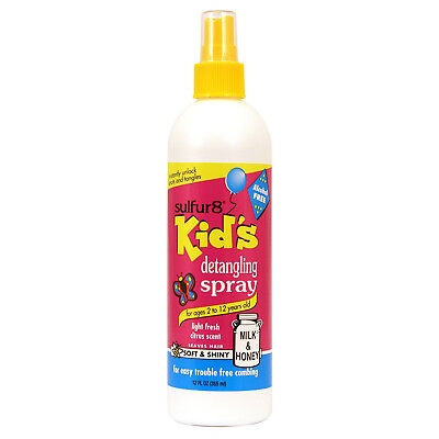 [Sulfur8] Kid'S Milk & Honey Detangling Spray 12Oz Leave In Conditioner