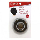[Annie] Jumbo Foam Hair Foundation 3 3/4" Black
