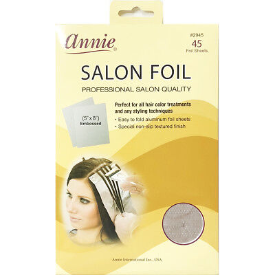 Annie Salon Foil 5" X 8" Embossed 45 Aluminum Sheets #2945