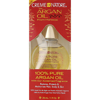 [Creme Of Nature] 100% Pure Argan Oil From Morocco 1Oz For Exotic Shine
