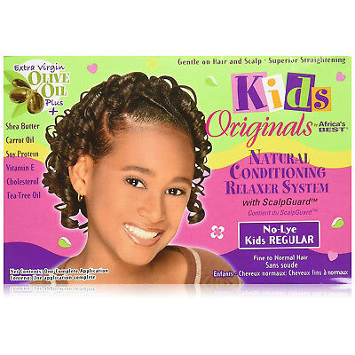 [Africa'S Best] Kids Organics Conditioning Relaxer System No-Lye Regular 1 App.