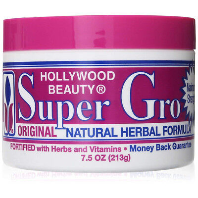[Hollywood Beauty] Super Gro Natural Herbal Formula Maximum Strength 7.5Oz
