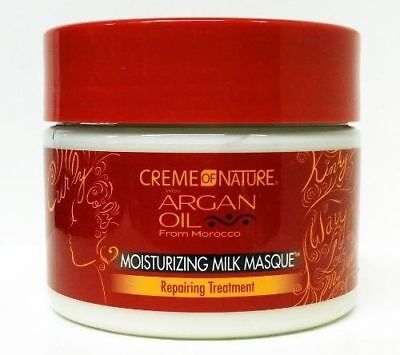 [Creme Of Nature] Argan Oil Strengthening Milk Masque 11.5Oz Deep Treatment
