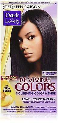 [Dark & Lovely] Soft Sheen Carson Reviving Colors Hair Dye #391 Radiant Black