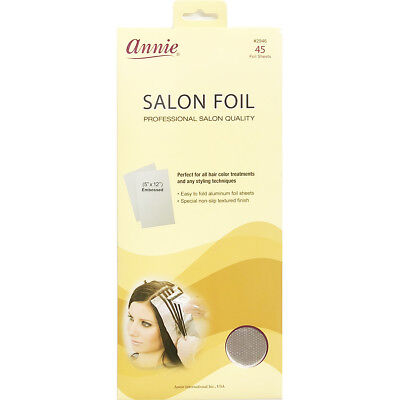 Annie Salon Foil 5" X 12" Embossed 45 Aluminum Sheets