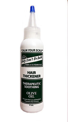 [Baby Don'T Be Bald] Hair Thickener Therapeutic Soothing Olive Oil 4Oz