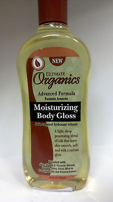 [Africa'S Best] Ultimate Organics Advanced Formula Moisturizing Body Gloss 12Oz