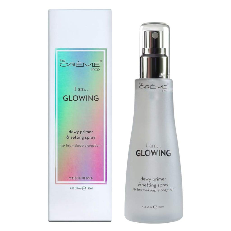 The Creme Shop " Am Glowing" Dewy Primer & Setting Spray, 4.05 Ouncee