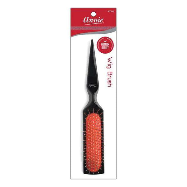 Annie Premium Wire Cushion Wig Brush #2106 Pointed Tip Handle