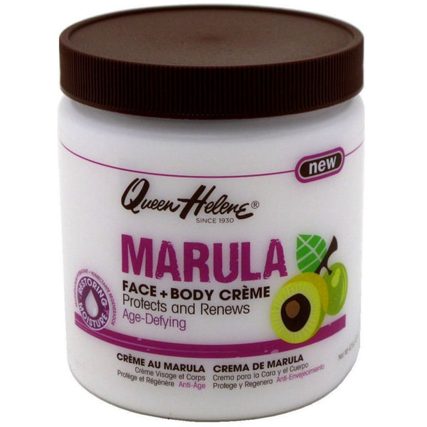 [Queen Helene] Marula Oil Face & Body Creme 15Oz Protect And Renews
