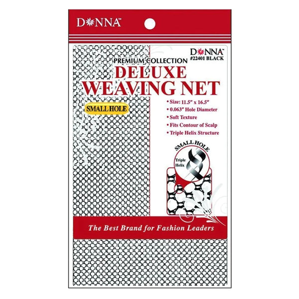 Donna Deluxe Weaving Net Small Hole 11.5" X 16.5" Diameter 0.063" Black #22401