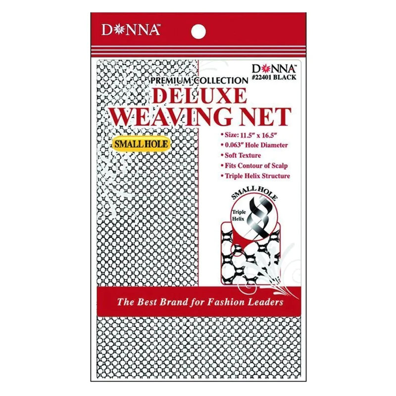 Donna Deluxe Weaving Net Small Hole 11.5" X 16.5" Diameter 0.063" Black