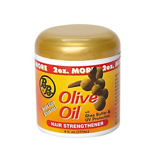[Bb] Olive Oil Hair Strengthener With Shea Butter & Uv Protection 6Oz
