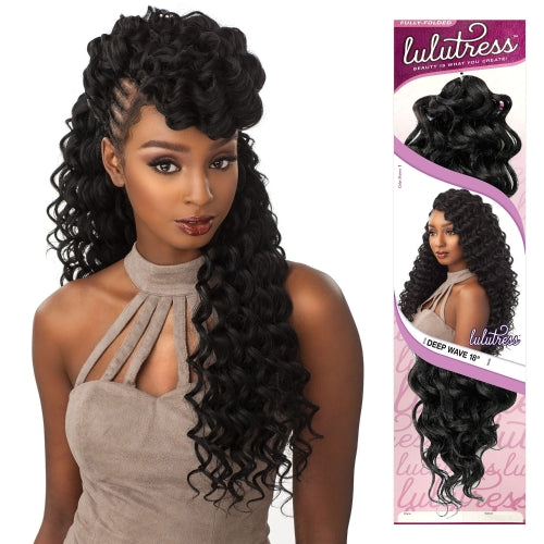 Sensationnel Lulutress Synthetic Crochet Braid - Deep Wave 18"