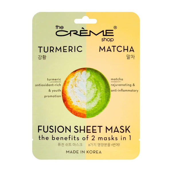 Turmeric & Matcha Fusion Sheet Mask