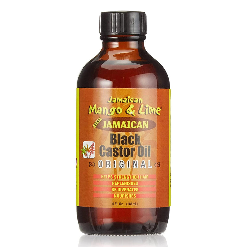 [Jamaican Mango&Lime] Pure Organic Black Castor Oil Treatment Original 4Oz
