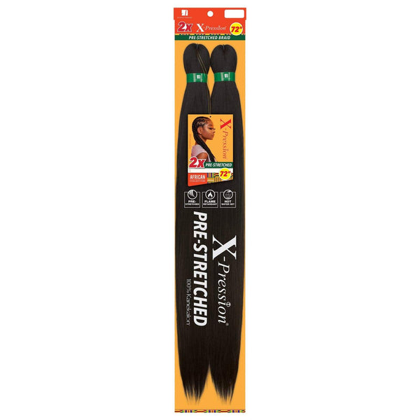 Sensationnel X-pression Synthetic Braid - 2x Pre-stretched 72 Inch