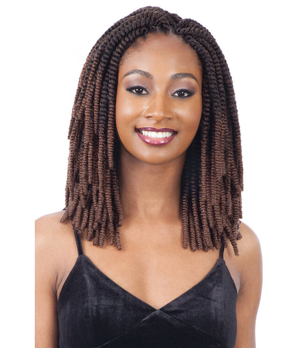 2x Afro Kinky Twist - Freetress Synthetic Crochet Pre-looped Braid