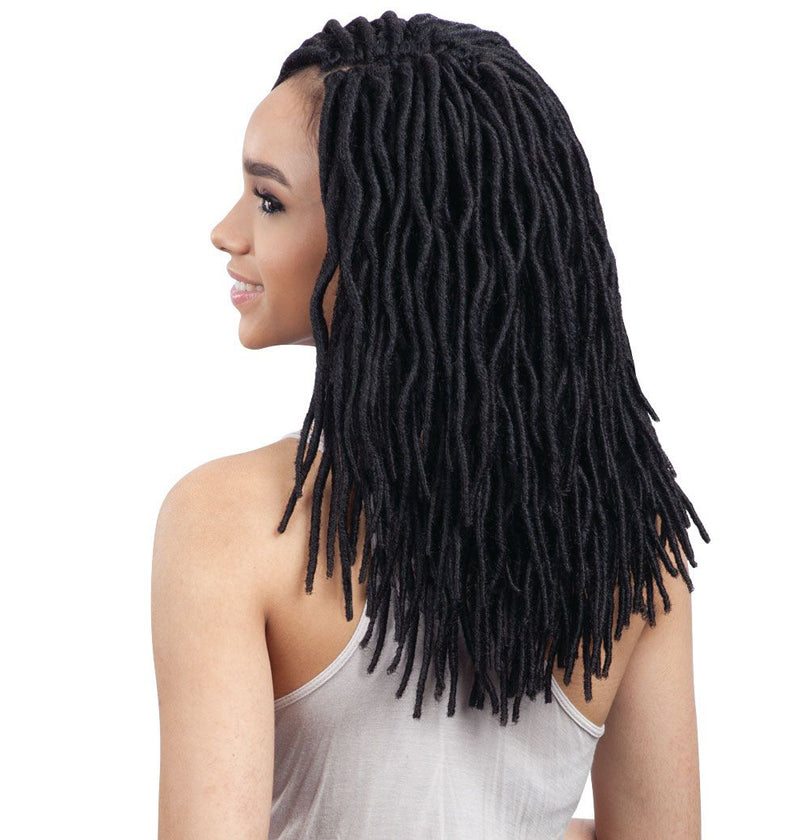 2x Soft Wavy Faux Loc 12" - Freetress Synthetic Crochet Braid Dread Locks