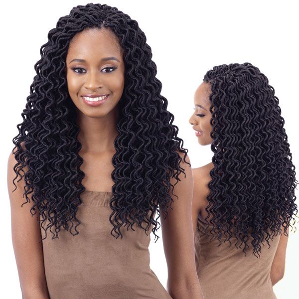 2x Soft Curly Faux Loc 14" - Freetress Synthetic Crochet Braid Dread Locks