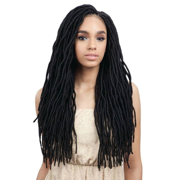 2x Soft Wavy Faux Loc 20" - Freetress Synthetic Crochet Braid Dread Locks