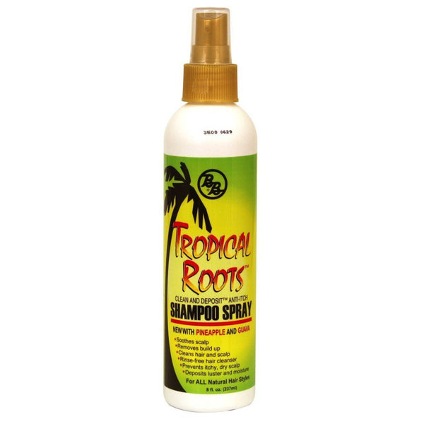 [Bb] Tropical Roots Clean And Deposit Anti-Itch Dry Shampoo Spray 8Oz