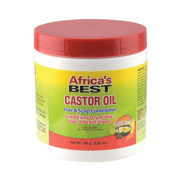 [Africa'S Best] Castor Oil Hair & Scalp Conditioner Professional Formula 5.25Oz