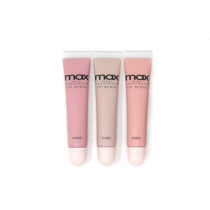 Max Makeup Cherimoya Nudes Lip Gloss