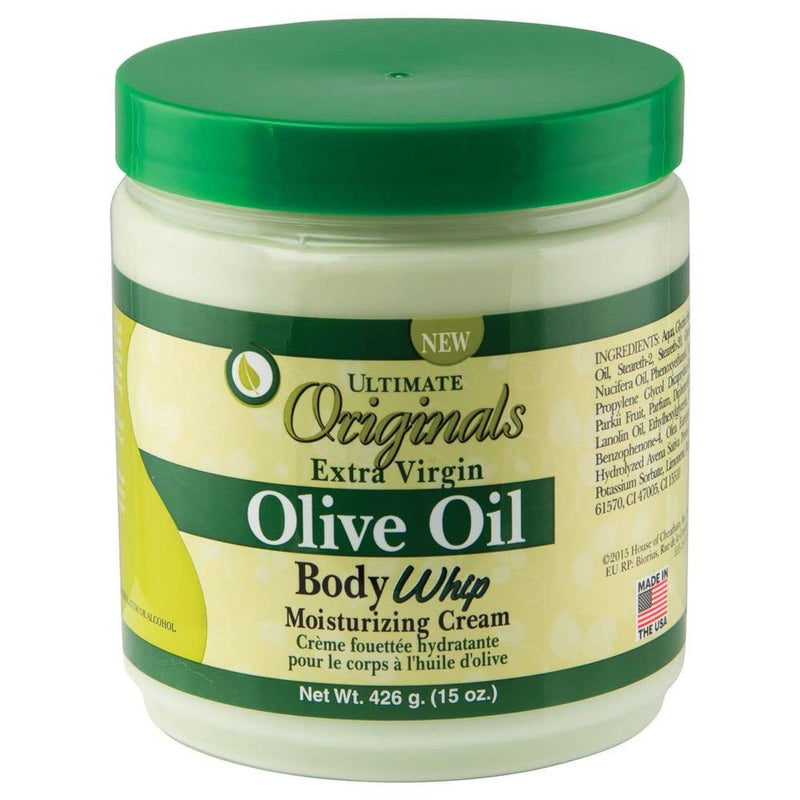 [Africa'S Best] Ultimate Organics Olive Oil Body Whip Moisturizing Cream 15Oz