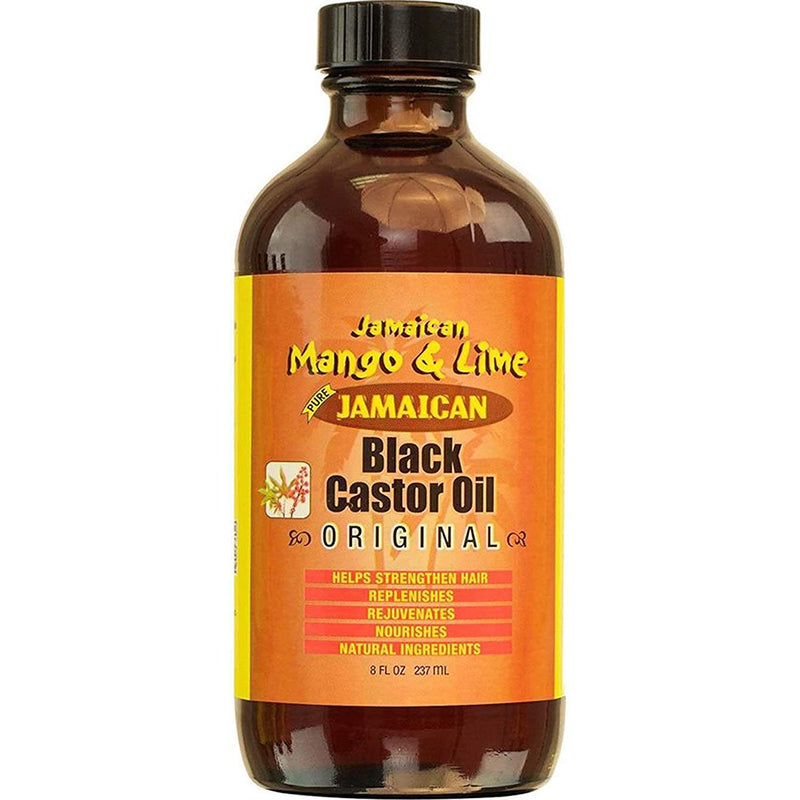 [Jamaican Mango&Lime] Pure Organic Black Castor Oil Treatment Original 8Oz
