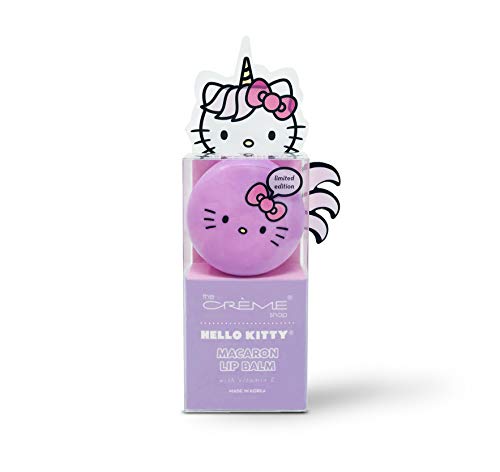 [The Creme Shop] Hello Kitty Unicorn Macaron Lip Balm, Rainbow Sherbet