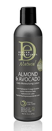 [Design Essentials] Natural Almond & Avocado Daily Moisturizing Hair Lotion [8Oz]
